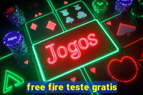 free fire teste gratis